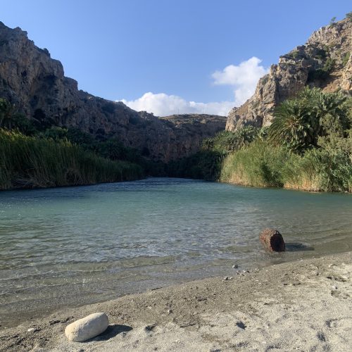 Preveli Palmenstrand, Kreta, Griechenland